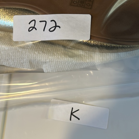 J.CREW Girls Gold Metallic ballet flats size 5 NWT - Picture 8 of 8